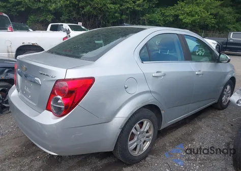 2013 Chevrolet Sonic Lt Auto из США, поврежденный, VIN 1G1JC5SG5D4222527